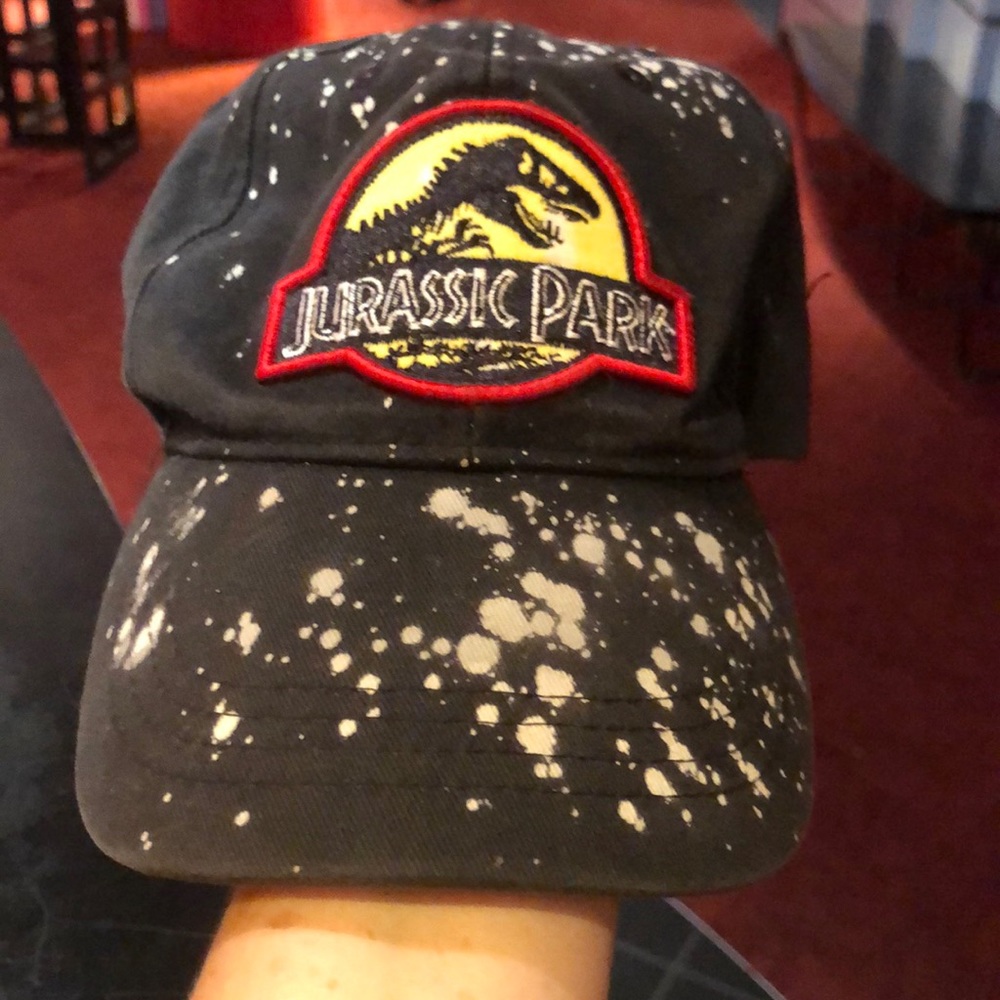Jurassic Park bleach-dye hat